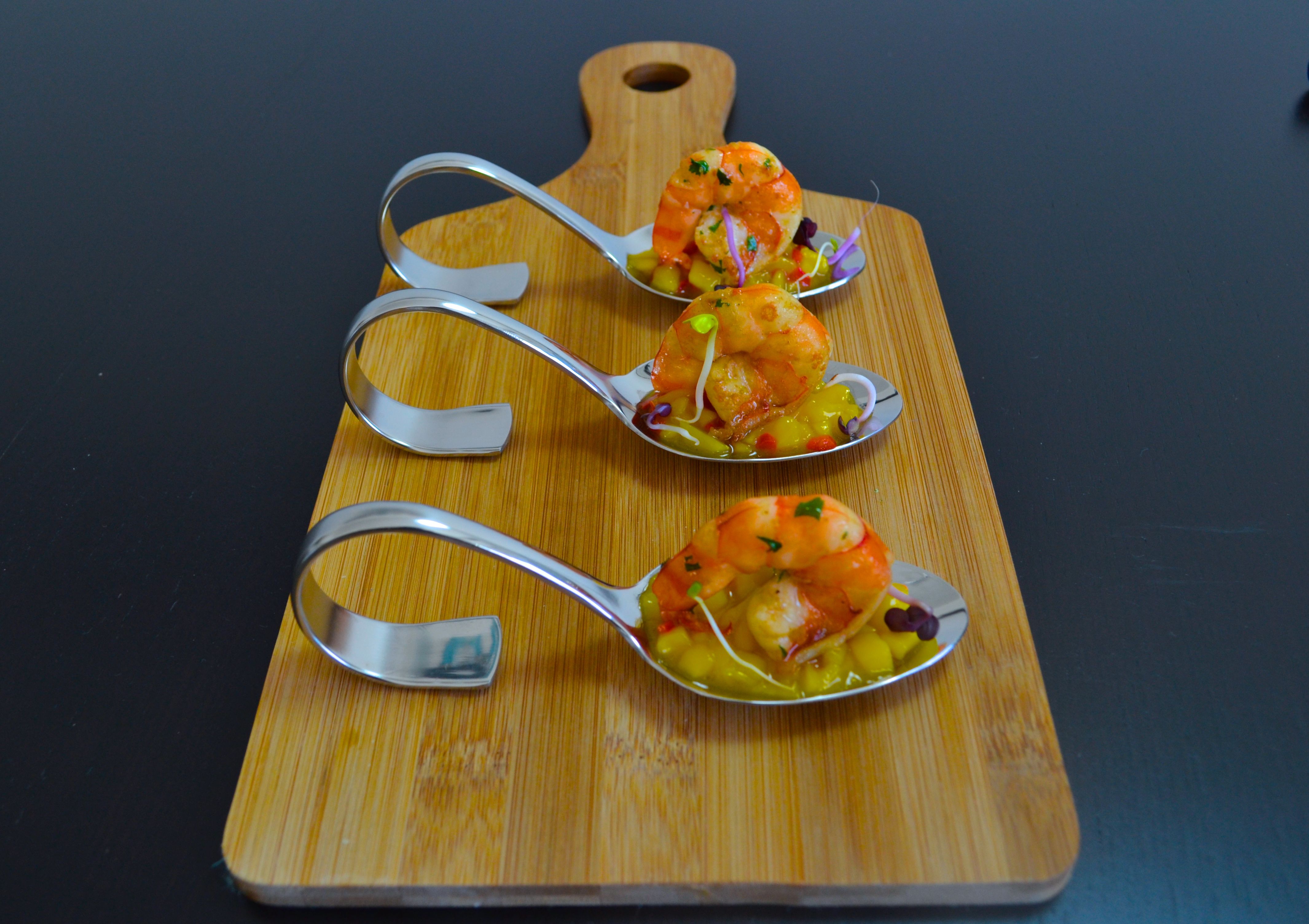 Scampi auf Mango-Salat | Stilpalast