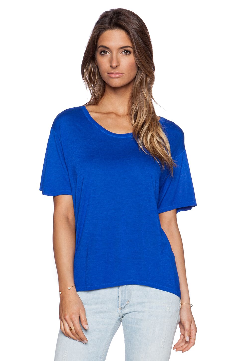 Top OFrau Top blau Enza Costa Stilpalast