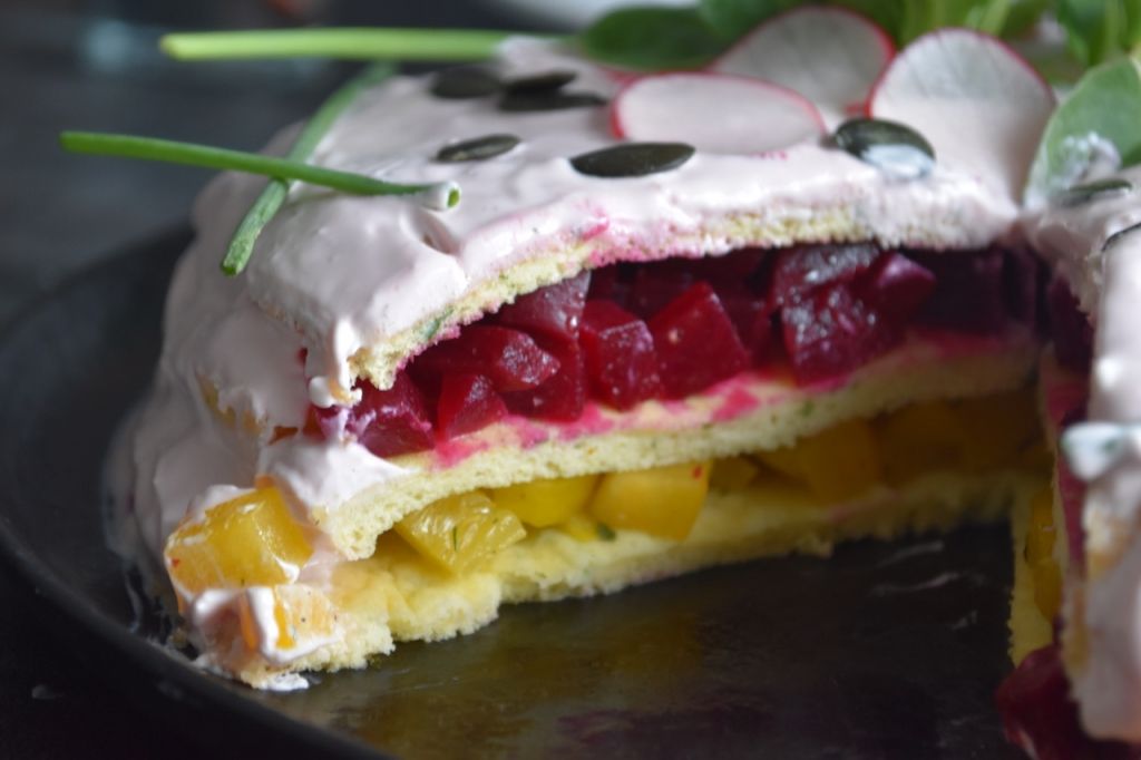 Kunterbunte Mixed-Salat-Torte | Stilpalast