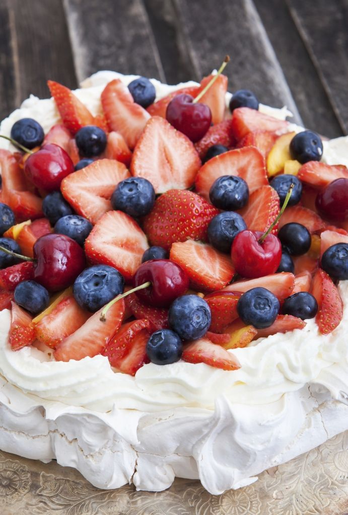 Baiser-Torte &lsquo;Pavlova&rsquo;