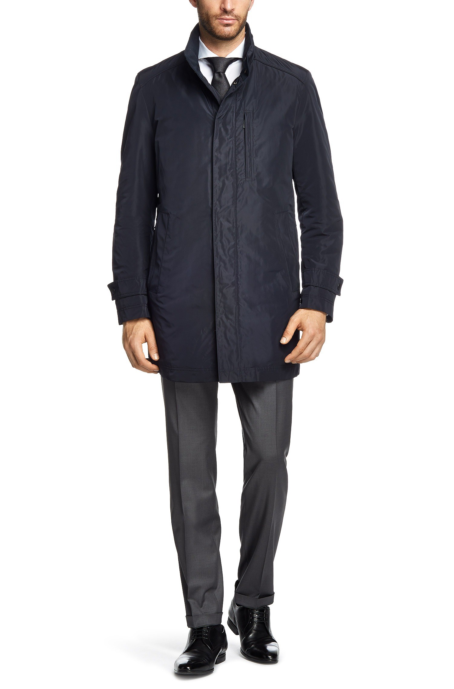 Hugo Boss Regenmantel blau