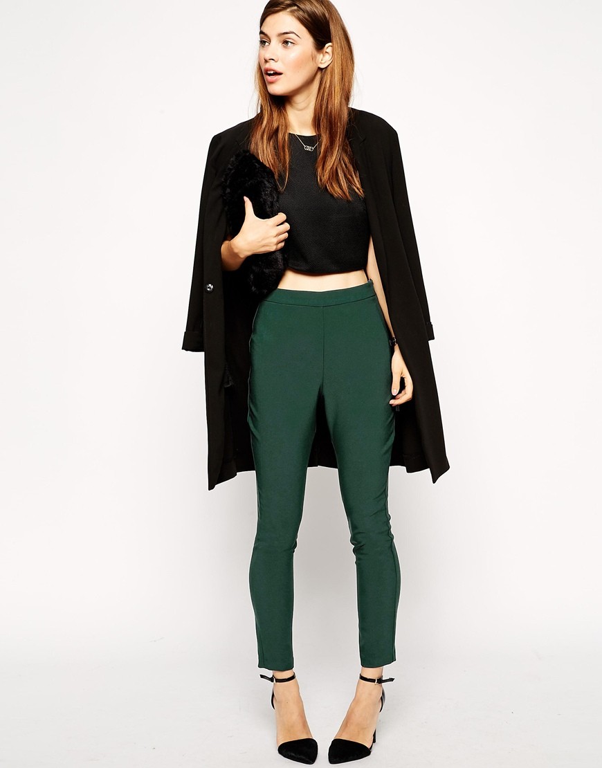 asos enge grüne Hose