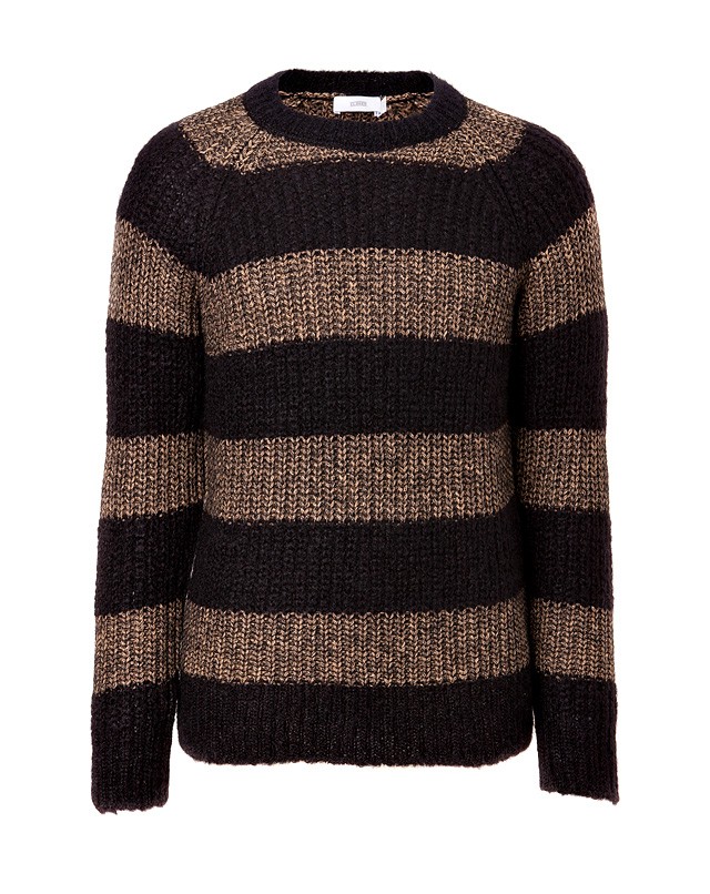 Closed Strick Streifen Man