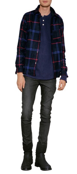 Zara Pelzkragenjacke man