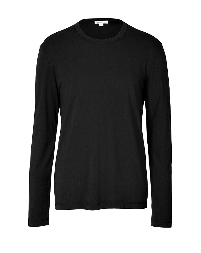 James Perse Longshirt schwarz