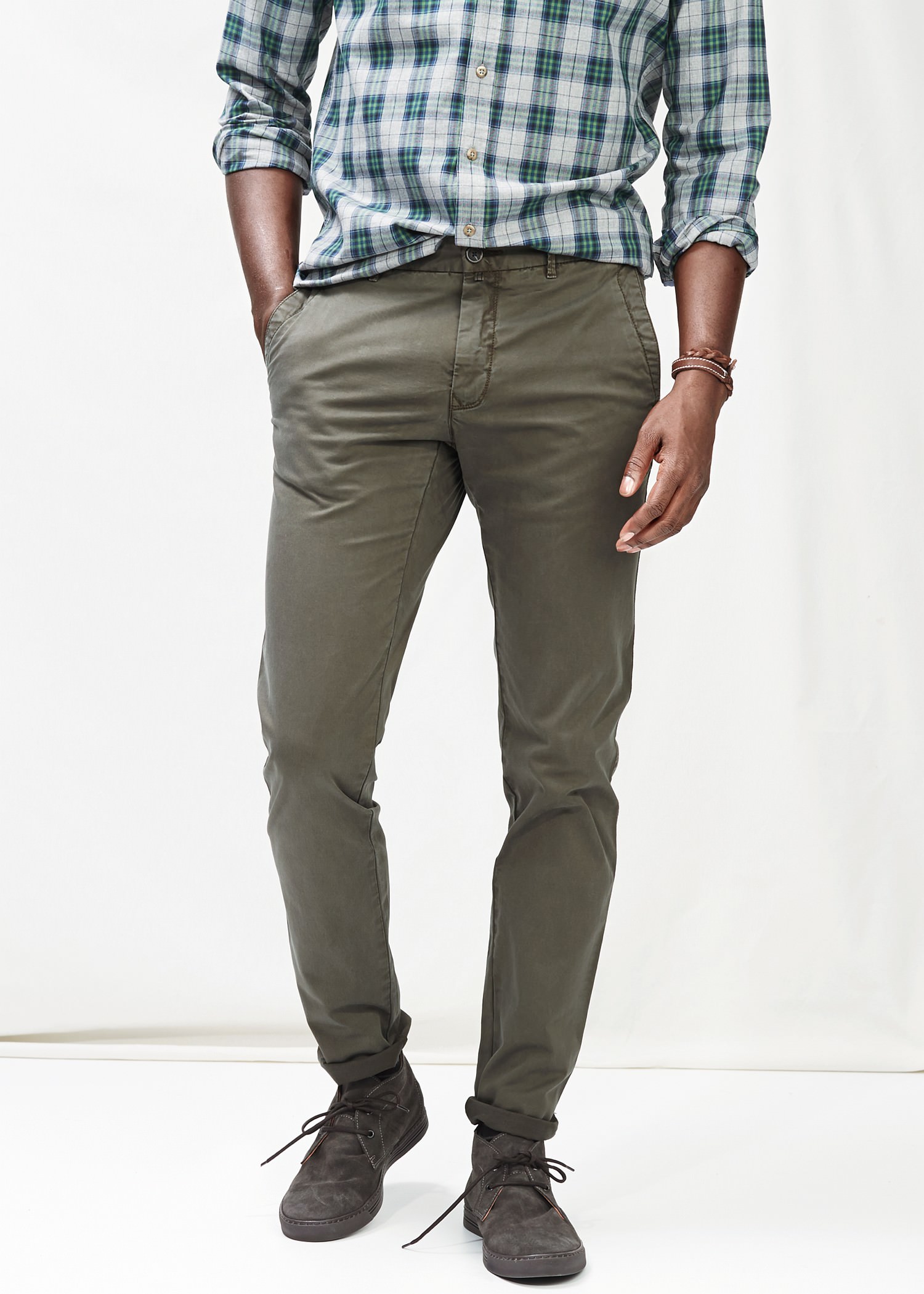 Mango stückgefärbte Chino