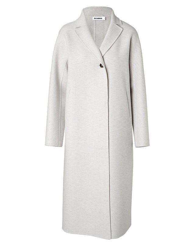 Jil Sander Mantel weiss