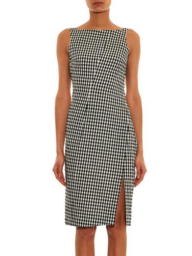 Kleid X-frau kariert raffiniert Altuzarra