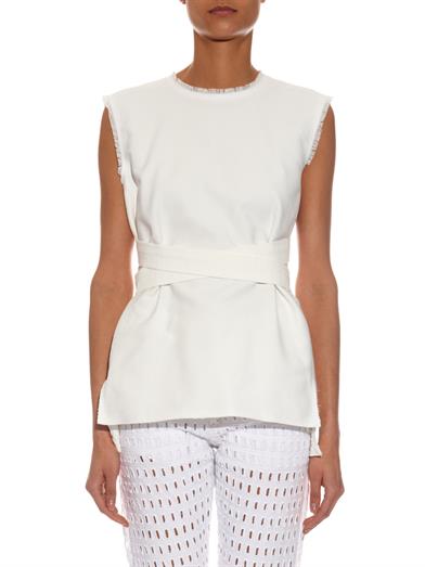 Top X-Frau Sommertop ärmellos weiss Isabel Marant