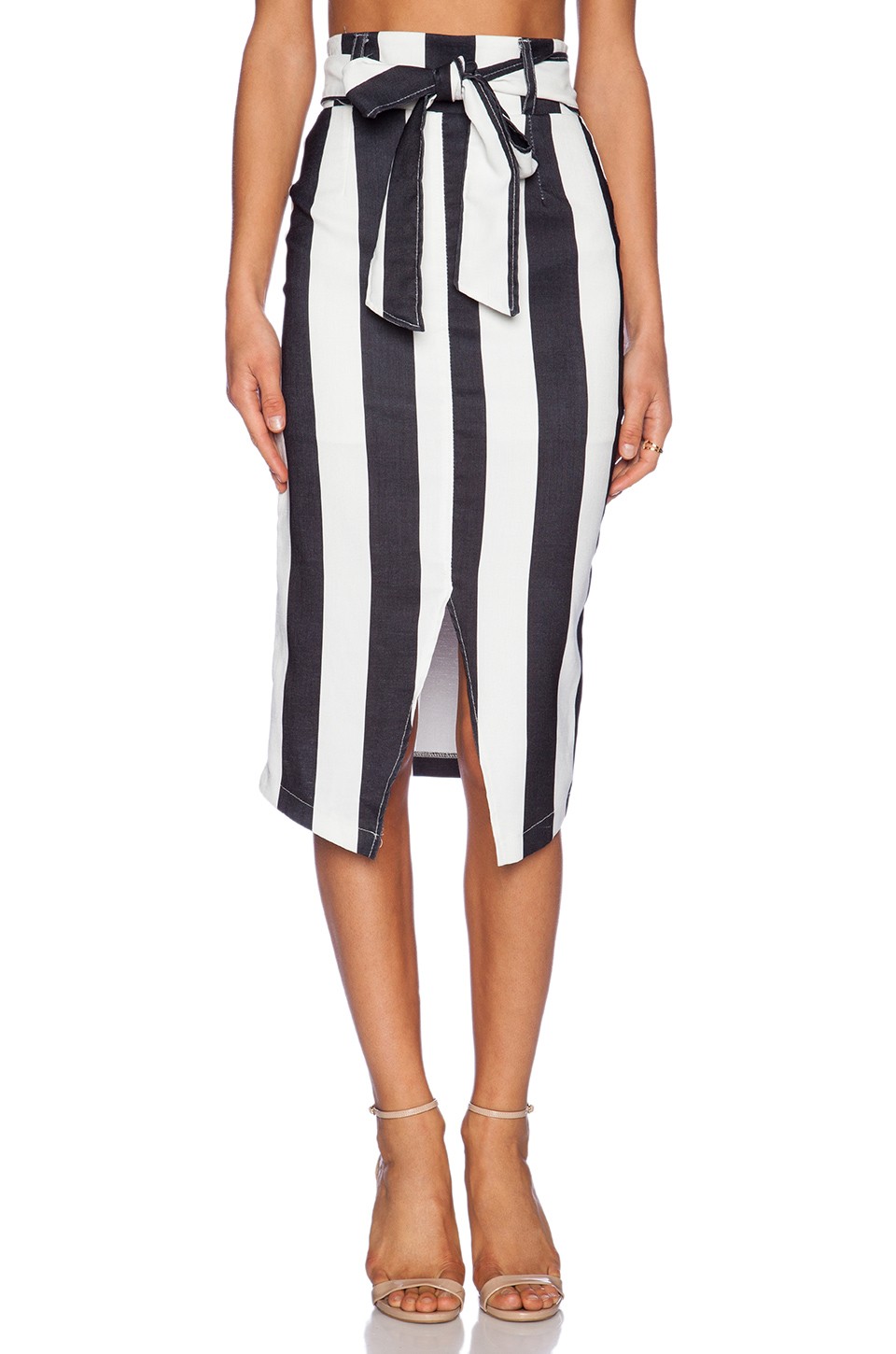 Rock X-Typ schwarz-weiss gestreift Asilo