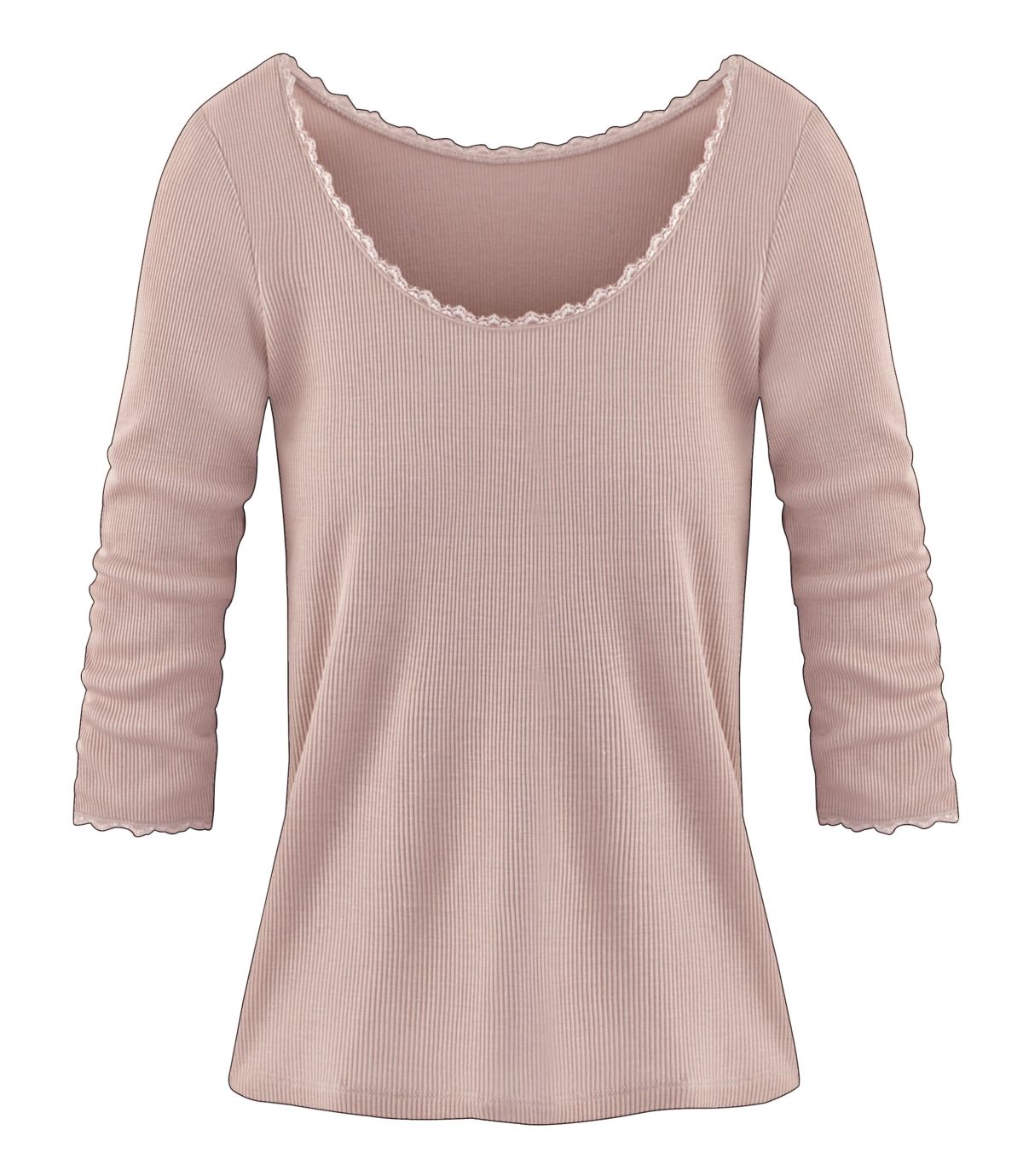 X-Frau Seidentop rosa