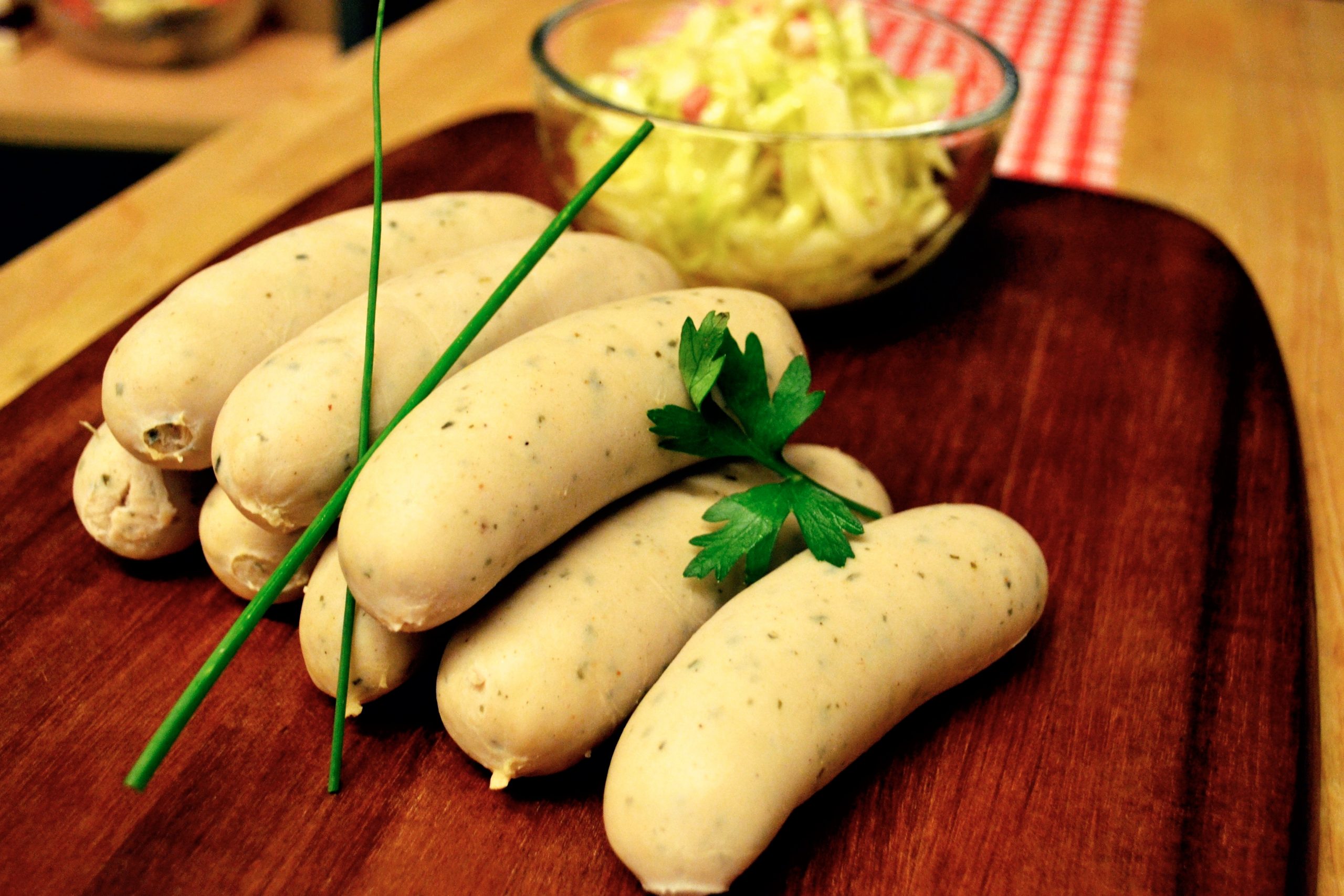 Weisswürste mit Krautsalat
