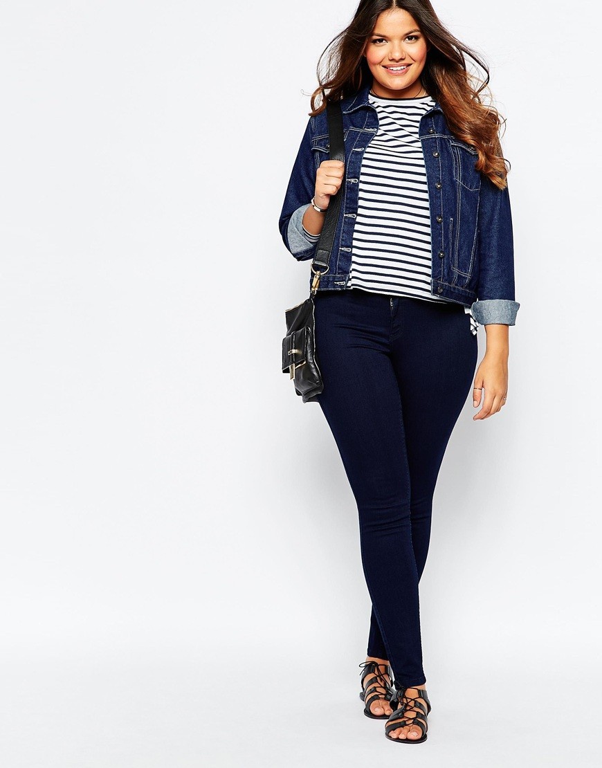 Jeans-Jacke O-Typ