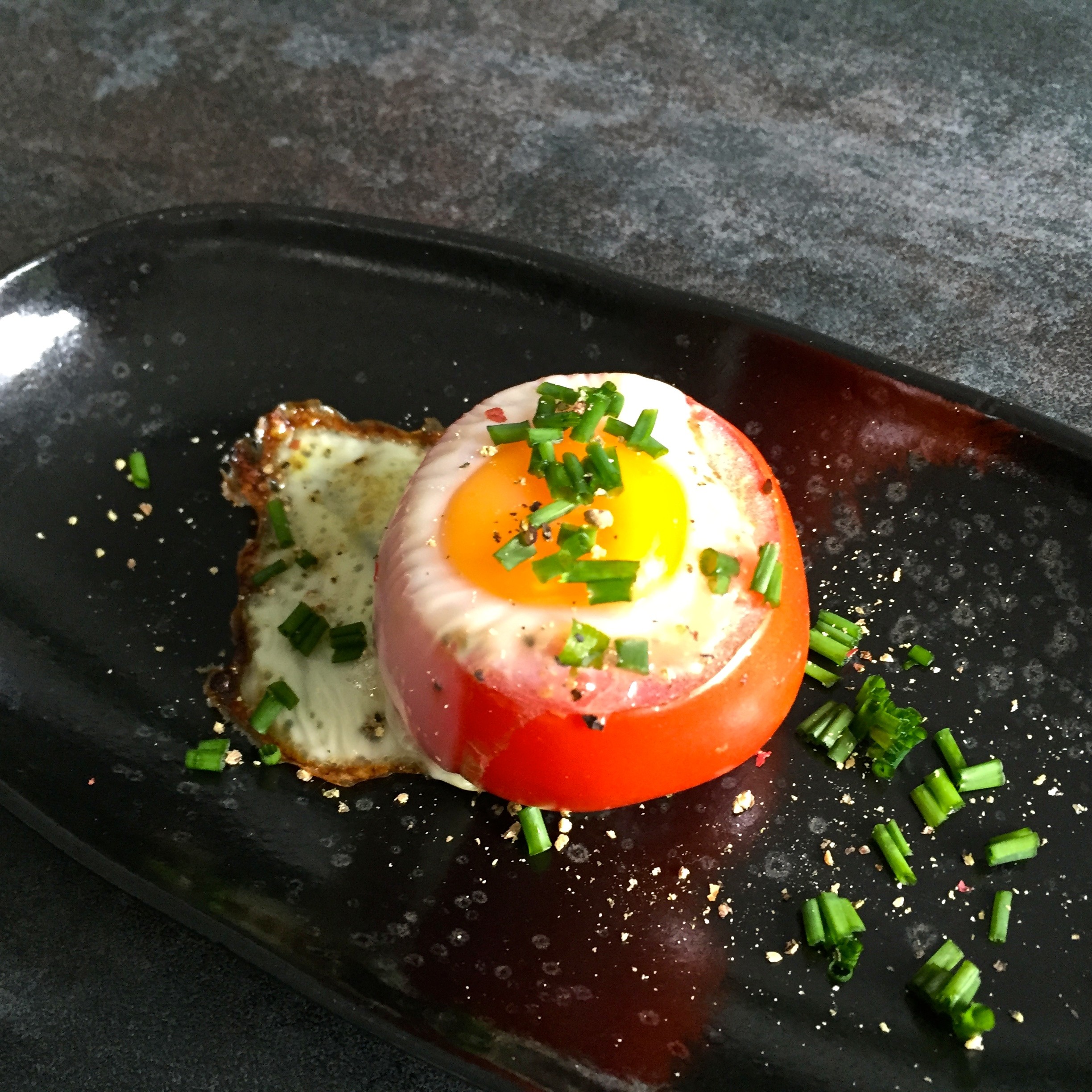 Leckerer Low-Carb-Food: Tomaten-Eier-Schmaus