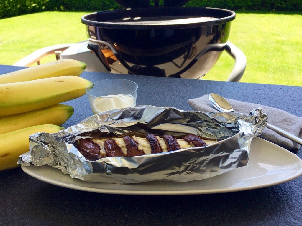 Schoggi-Banane vom Grill