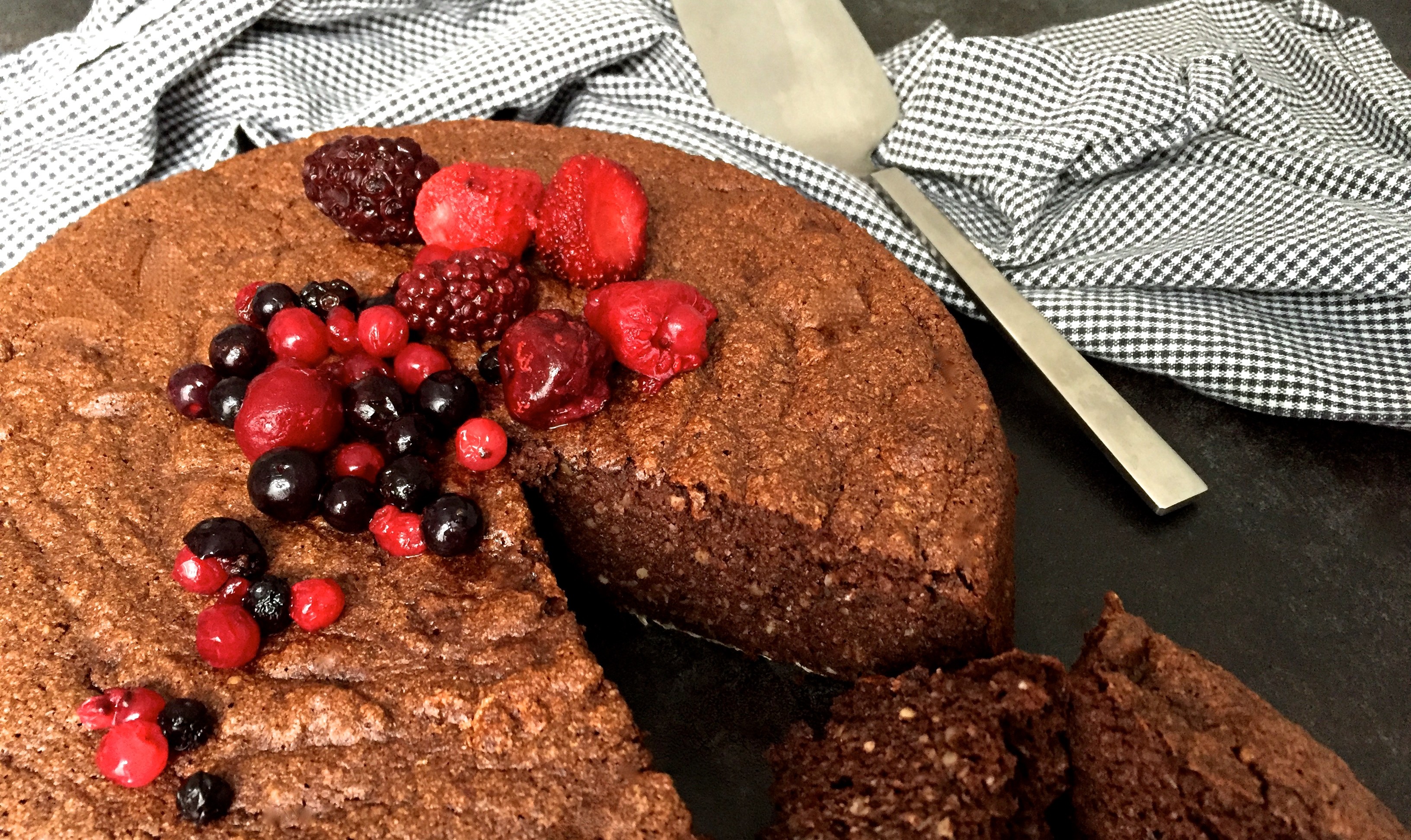 Bester Schokoladenkuchen ohne Mehl und Zucker