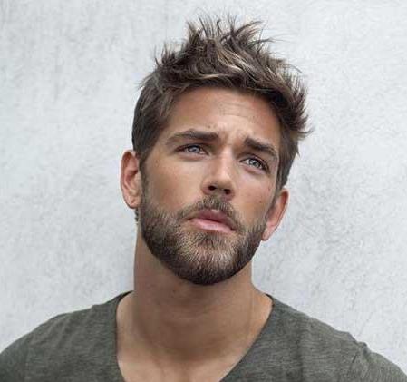 Männer frisuren graue strähnen