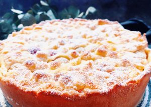 Cremiger Zupfkuchen mit Früchten deiner Wahl