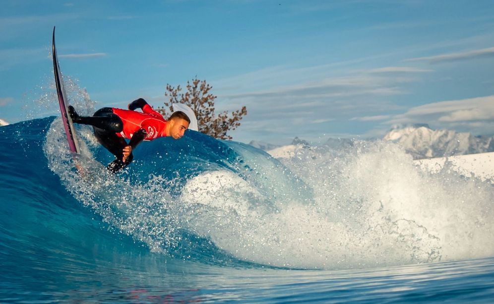 Alaïa Bay: Surfen in den Walliser Alpen