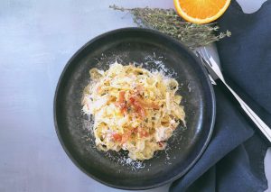 Herrlicher Pastaschmaus mit Orange