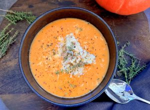 Die etwas andere Kürbiscremesuppe